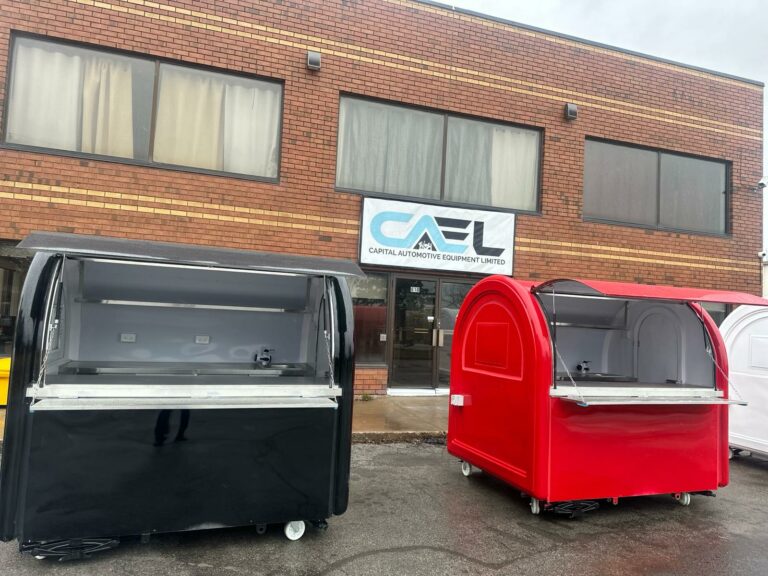 CAEL’s 7′ Round Top Mobile Food Cart