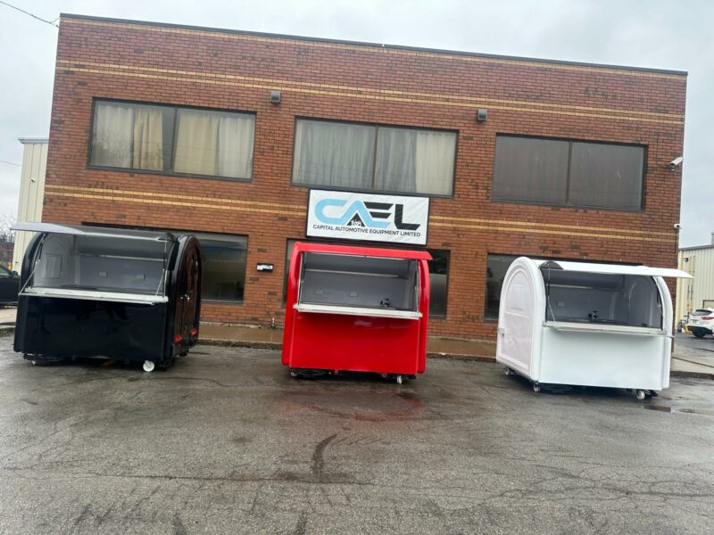 CAEL’s 7′ Round Top Mobile Food Cart
