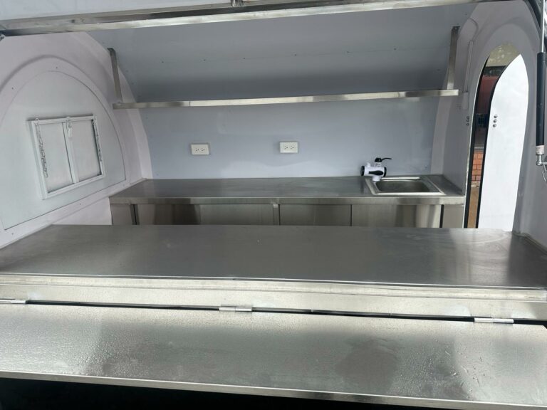 Chariot de restauration mobile à plateau rond de 7 pieds de CAEL