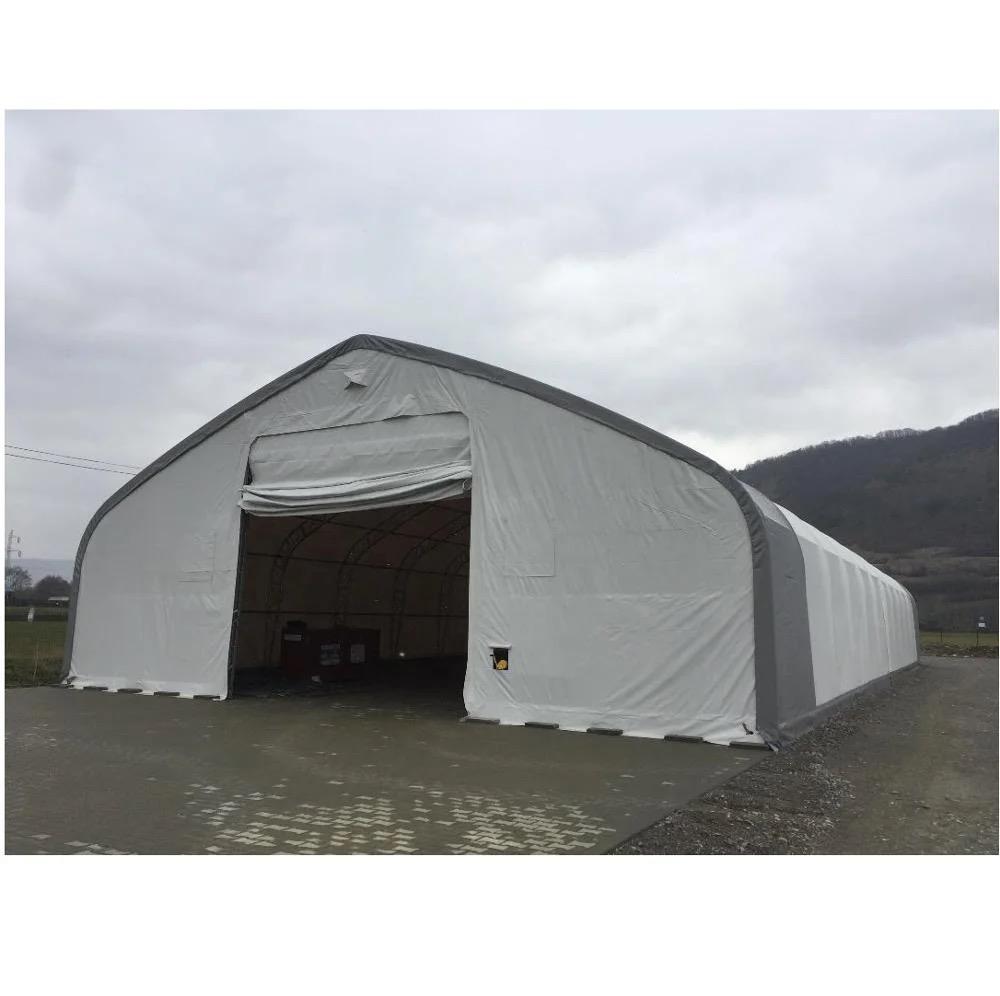 Peak Shape Double Truss 50′ Wide 23′ Height 80′ Length