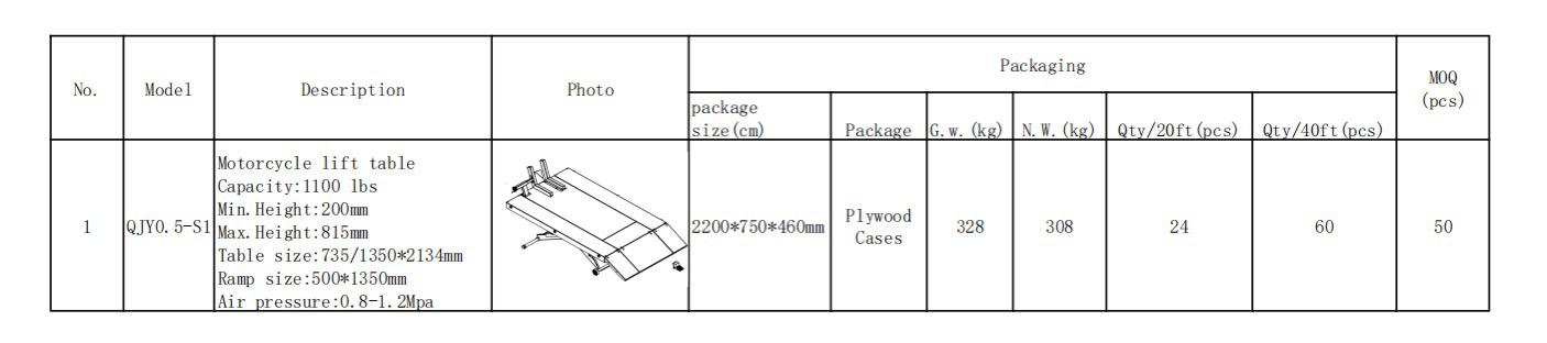 Motorcycle lift ,Motorcycle hoist with warranty 1500 LBS (MCL15)