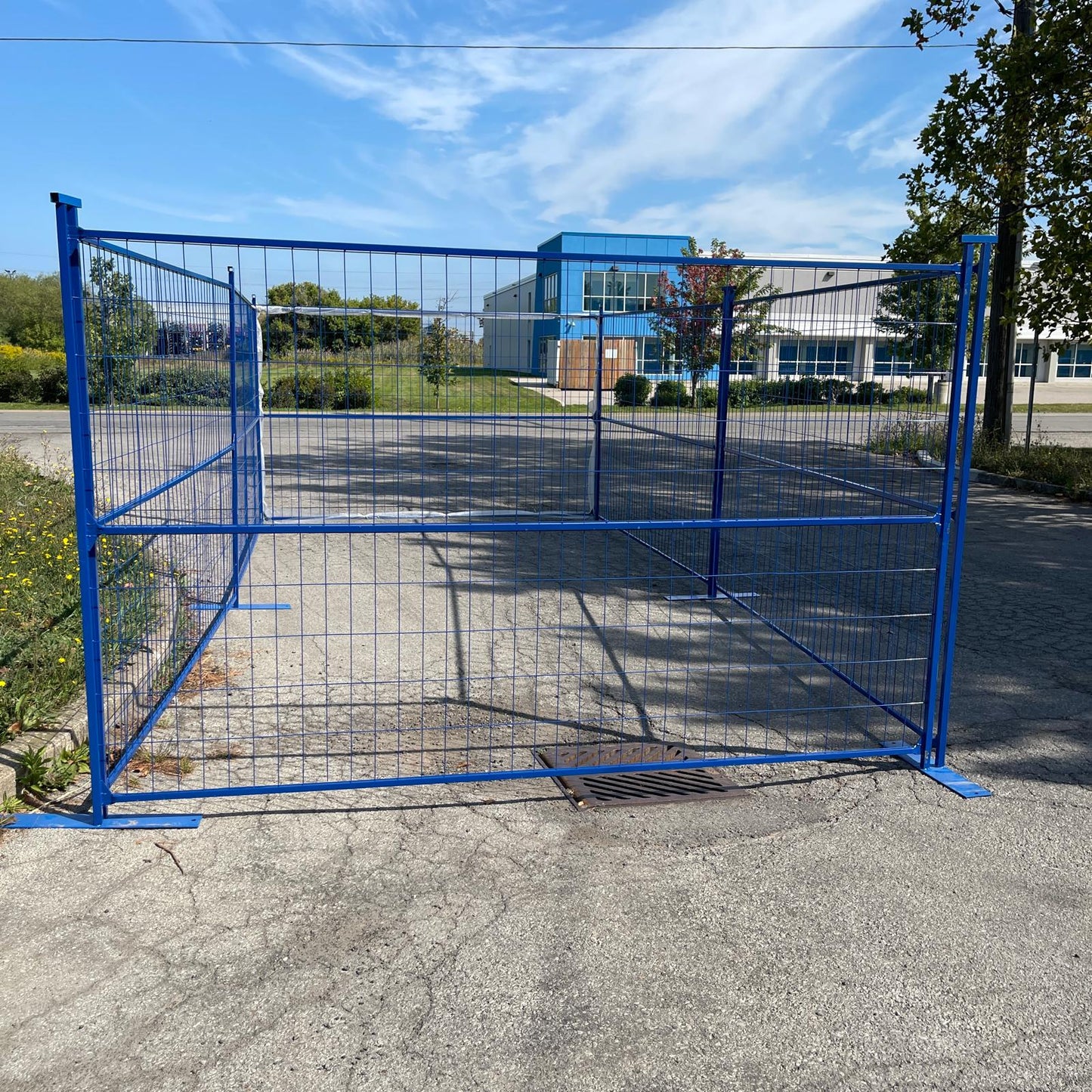 Temporary fence panel