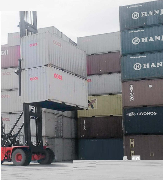 Chariot élévateur à fourche vide, gerbeur de conteneurs, moteur CUMMINS 9 tonnes (FCS-90)