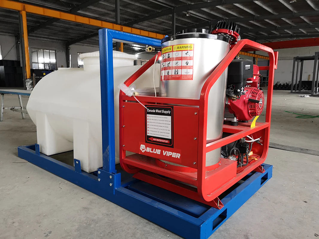 Hot Pressure Washer with Water Tank