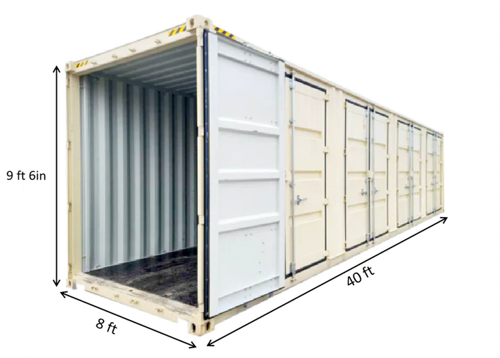 40FT High Cube Multi-Door Container