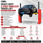 CAEL Heavy-Duty 2 Post Wireless Truck Lifts