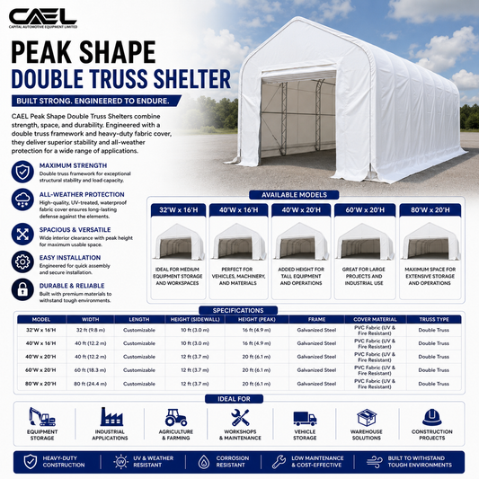 CAEL Peak Shape Double Truss Structures