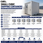 CAEL Small Cubic Shipping Containers