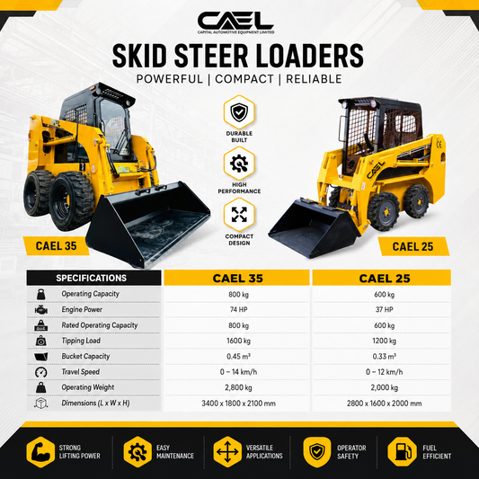 CAEL Compact Skid Steer Loaders
