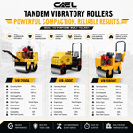 CAEL Tandem Vibratory Rollers