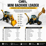 CAEL Mini Backhoe Loaders