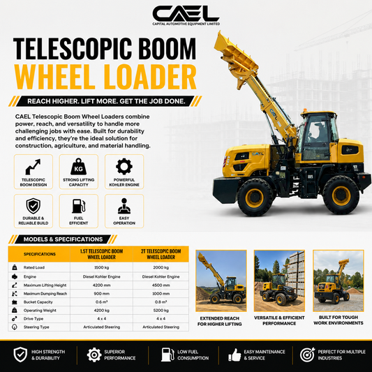 CAEL Telescopic Boom Wheel Loaders