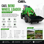 CAEL Electric Mini Wheel Loader – Compact and Eco-Friendly Material Handling Solution