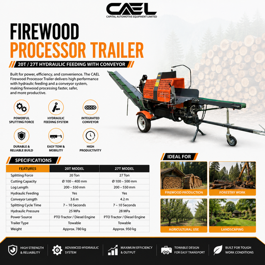CAEL Firewood Processor Trailer