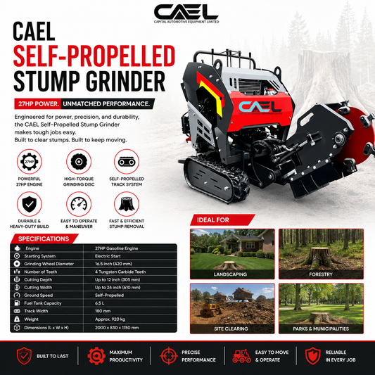 CAEL Self-Propelled Stump Grinder 27HP