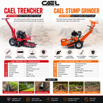 CAEL Trencher and Stump Grinder