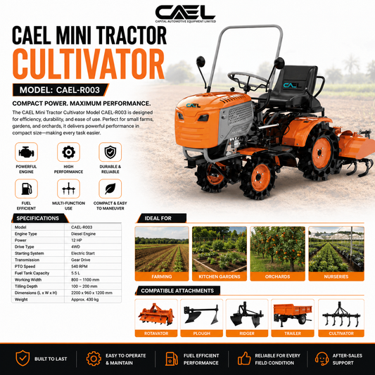 CAEL Mini Tractor Cultivator