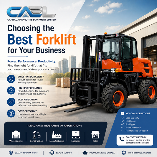 Forklifts in Canada: Complete Guide to Choosing the Best Forklift for Your Business (2026)