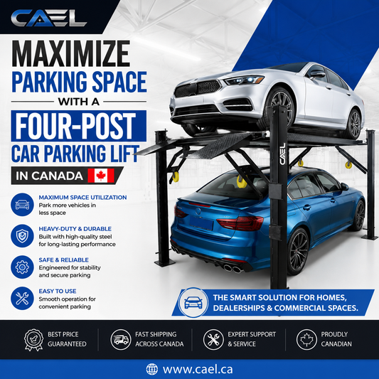 Maximize Parking Space with a Four-Post Car Parking Lift in Canada