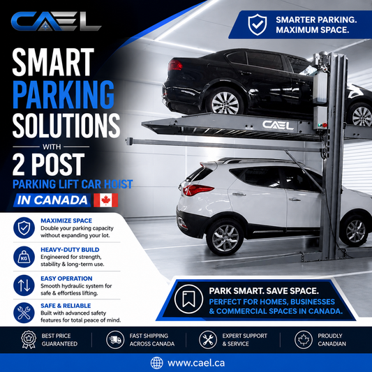 Smart Parking Solutions with 2 Post Parking Lift Car Hoist in Canada
