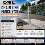 CAEL Chain Link Fence Systems: Durable Perimeter Security for Every Site