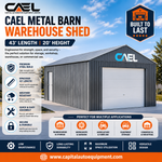 CAEL Metal Barn/Warehouse Shed: A Heavy-Duty Solution for Large-Scale Storage