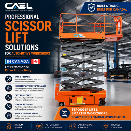 Professional Scissor Lift Solutions for Automotive Workshops in Canada