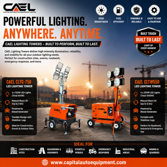 CAEL LTG 750 and LTW550: Practical Equipment for Lifting and Cleaning Tasks