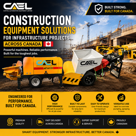 Construction Equipment Solutions for Infrastructure Projects in Canada