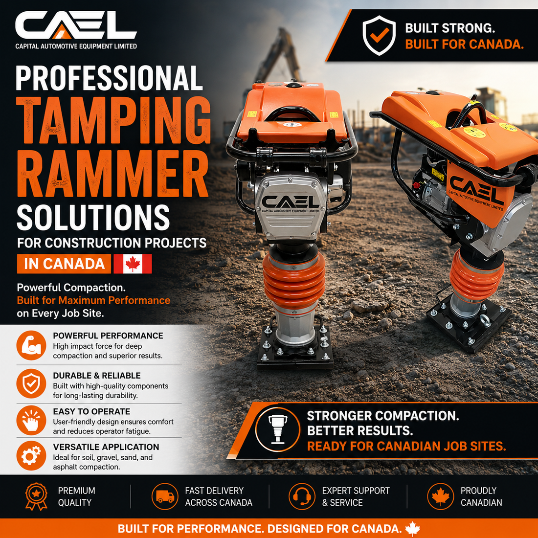 Professional Tamping Rammer Solutions for Construction Projects in Canada