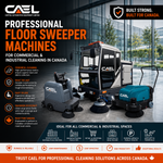 Professional Floor Sweeper Machines for Commercial and Industrial Cleaning in Canada