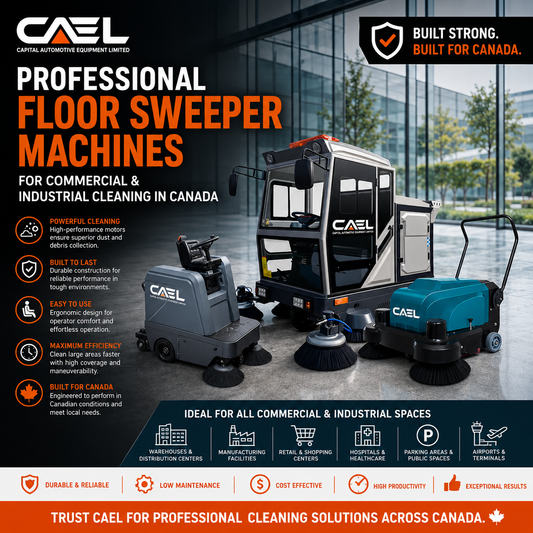 Professional Floor Sweeper Machines for Commercial and Industrial Cleaning in Canada