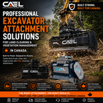 Professional Excavator Attachment Solutions for Land Clearing and Vegetation Management in Canada