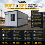 Ultimate Mobile Workspace: CAEL 20ft x 8ft Portable Home Office