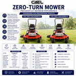 CAEL Professional Zero Turn Mowers for Fast and Efficient Lawn Maintenance