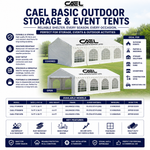 CAEL Outdoor Storage & Event Tents – Reliable Shelter Solutions for Every Occasion