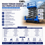 CAEL Crawler Self-Propelled Scissor Lifts