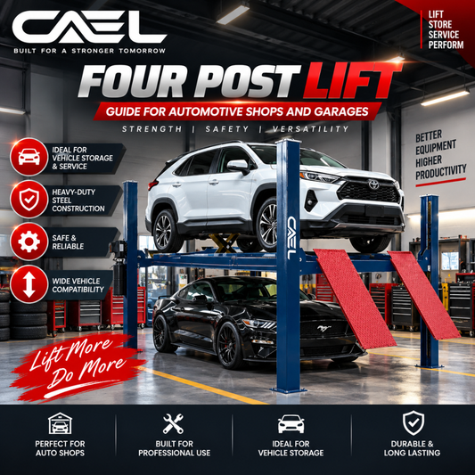 Four Post Lift: Guide for Automotive Shops and Garages