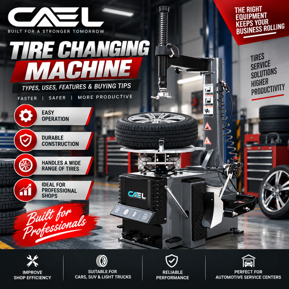 Tire Changing Machine: Types, Uses, Features & Buying Tips