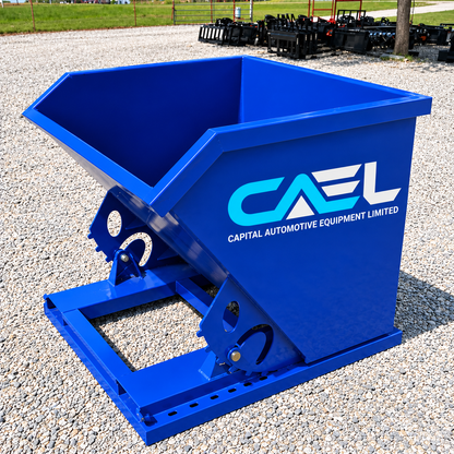 CAEL Self Dumping Hopper 1.5CY – Forklift Trash Hopper Heavy Duty