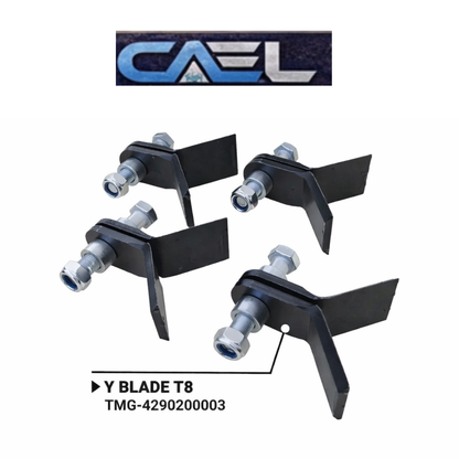 CAEL EFGCH-185 72" Hydraulic Side Shift PTO Tractor Flail Mower – Heavy Duty Grass & Brush Cutter for 45–65 HP Tractors