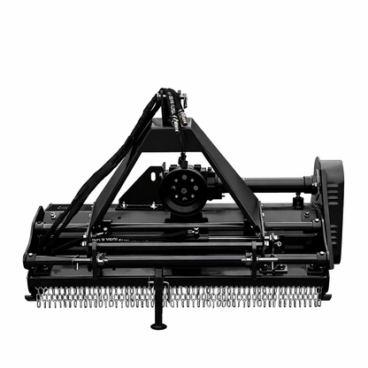 CAEL EFGCH-155 60" Hydraulic Side Shift PTO Tractor Flail Mower – Heavy Duty Grass & Brush Cutter for 30–40 HP Tractors