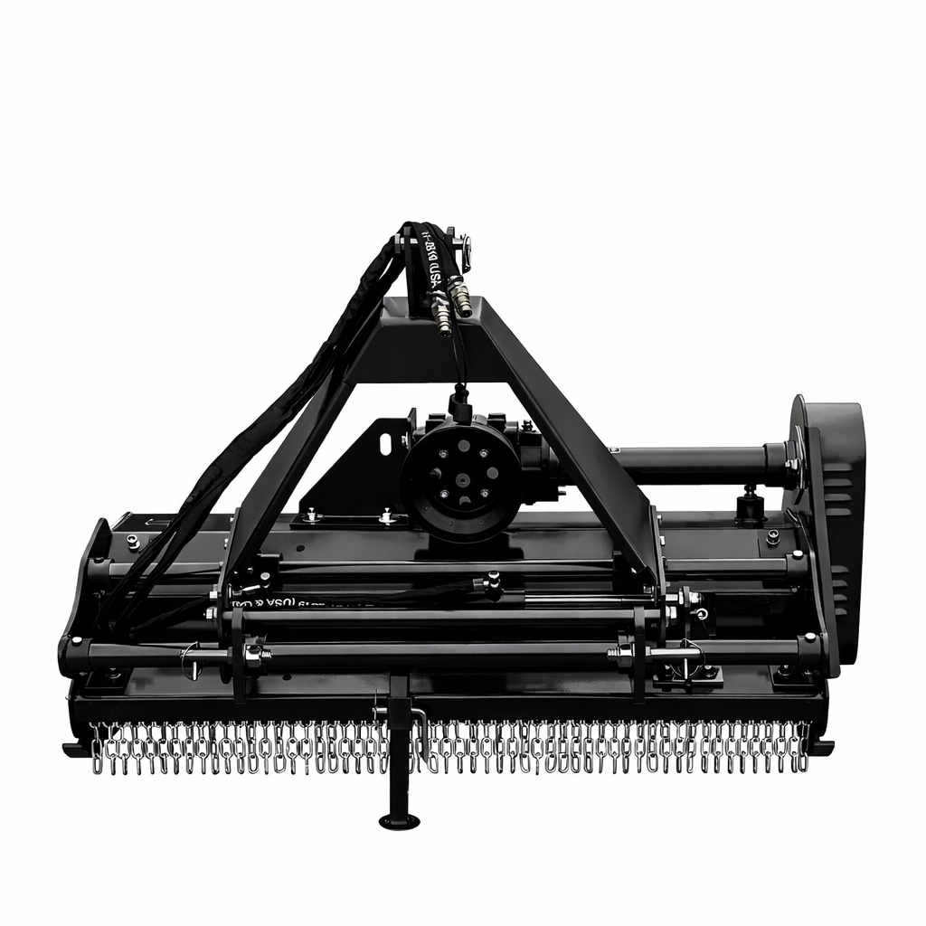 CAEL EFGCH-175 68" Hydraulic Side Shift PTO Tractor Flail Mower – Heavy Duty Grass & Brush Cutter for 40–50 HP Tractors