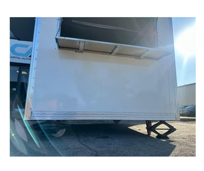 CAEL’s 10′ Square Top Mobile Food Cart – B&W