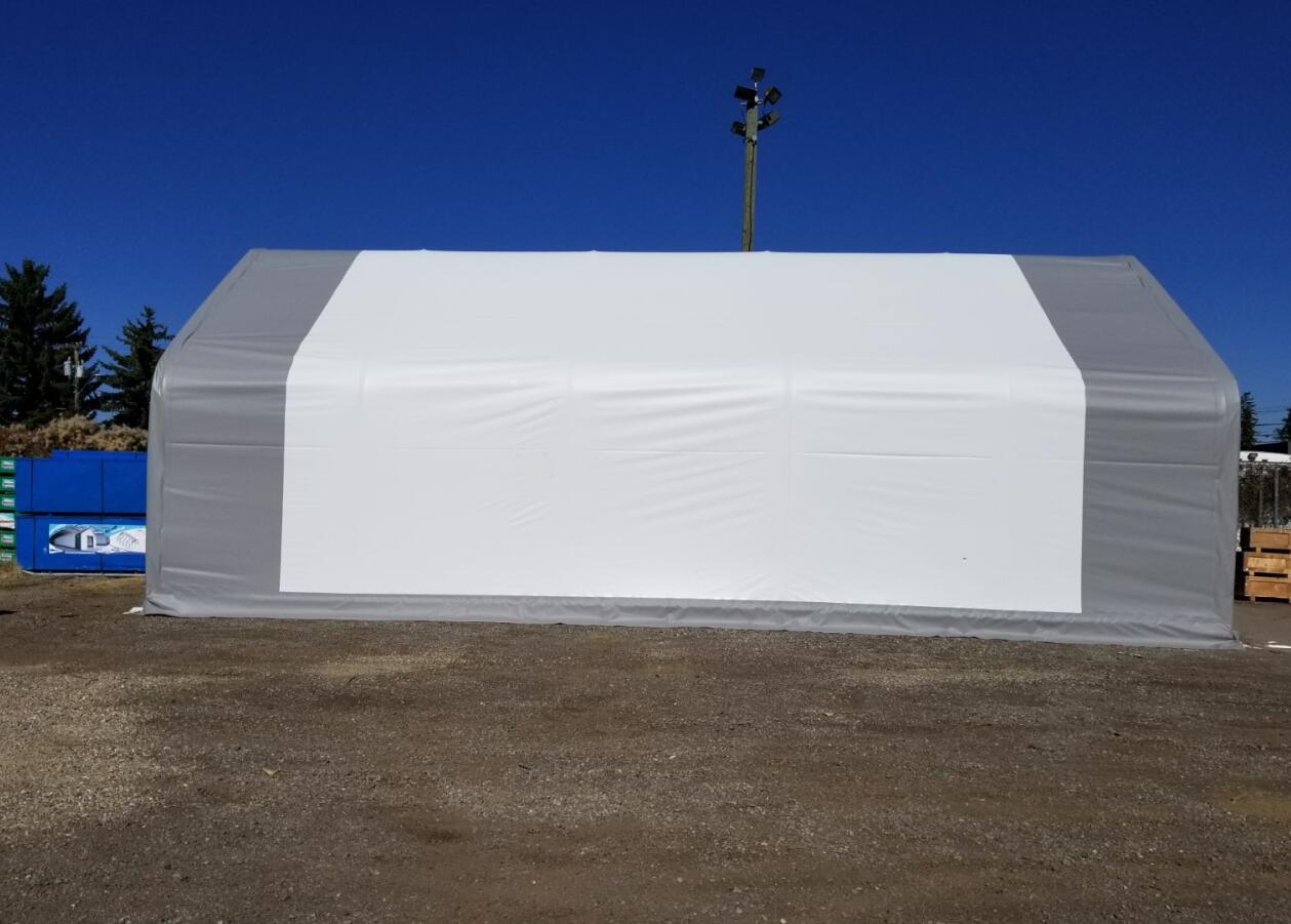 Peak Shape Double Truss 70′ Wide 28′ Height 150′ Length