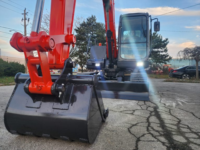 Bagger 8 Tonnen mit Yanmar-Motor, hydraulischem Daumen, Klimaanlage/Heizung (EX-8Y) 