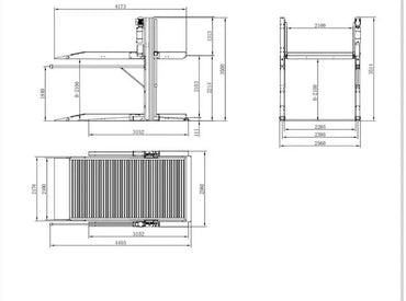 2 Post Parking Lift Car Hoist  3.5T (2PL-27T/ 2PL-35T)