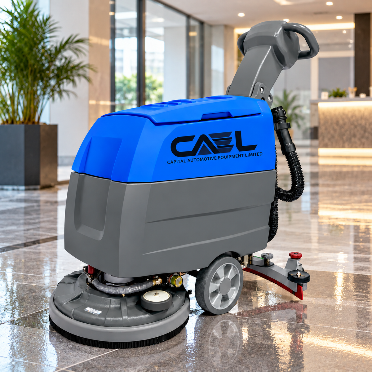 CAEL B45 Floor Scrubber 1800㎡/h Battery Walk Behind Cleaner
