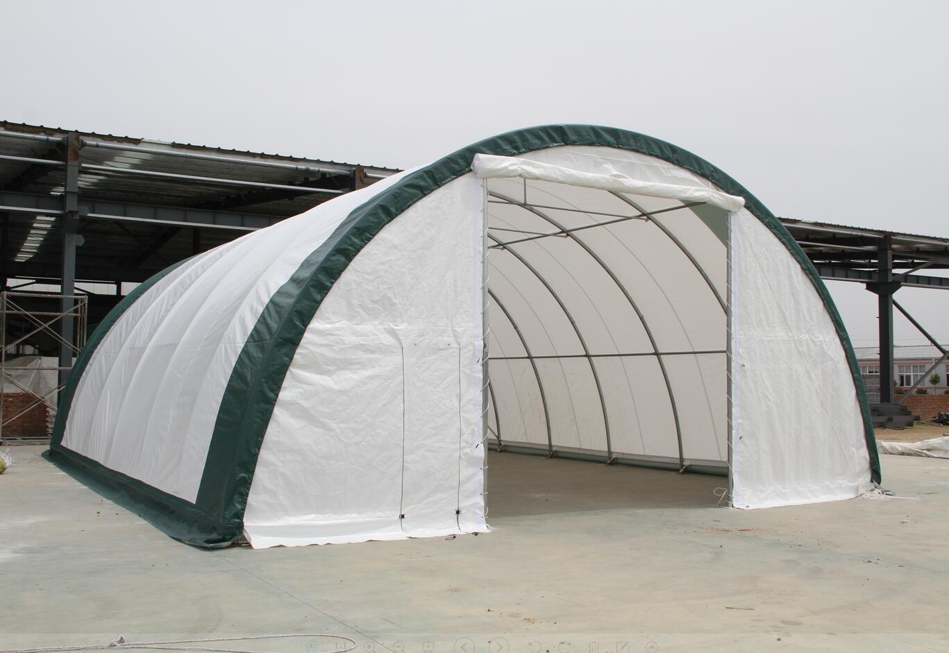 Dome Shape Single Truss 30′ Wide 15′ Height 65′ Length