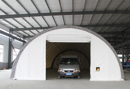 Dome Shape Single Truss 30′ Wide 15′ Height 65′ Length
